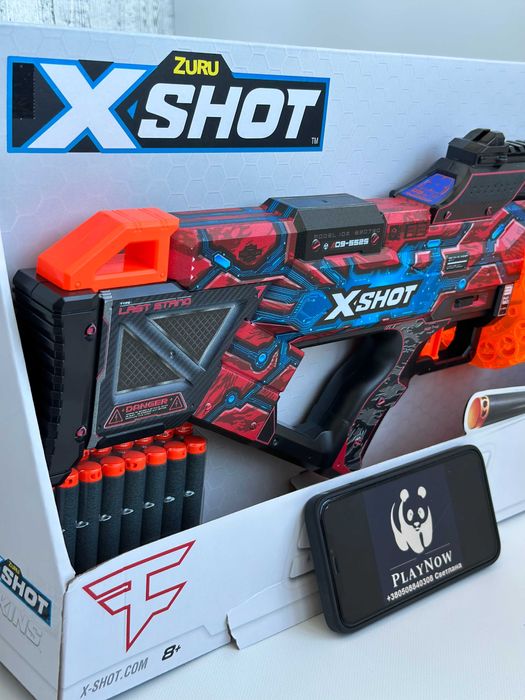 Швидкострільний бластер X-Shot / Детское оружие дробовик *