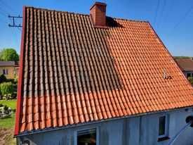 Mycie odgrzybianie impregnacja elewacji dachu kostki
