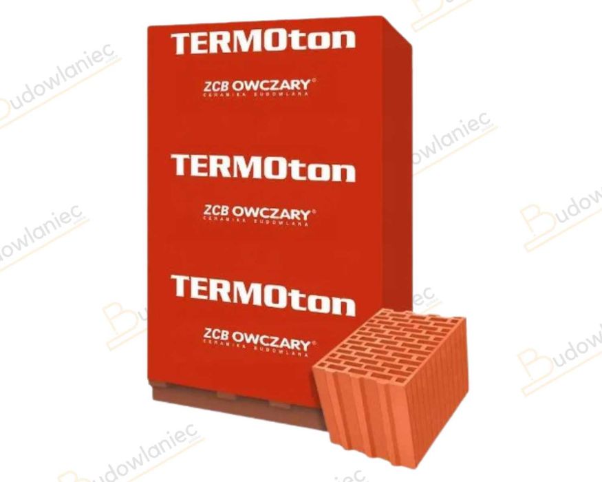 Pustak cegła ceramiczna 25 P+W Termoton Owczary kl.15+ dost.Kocmyrzów