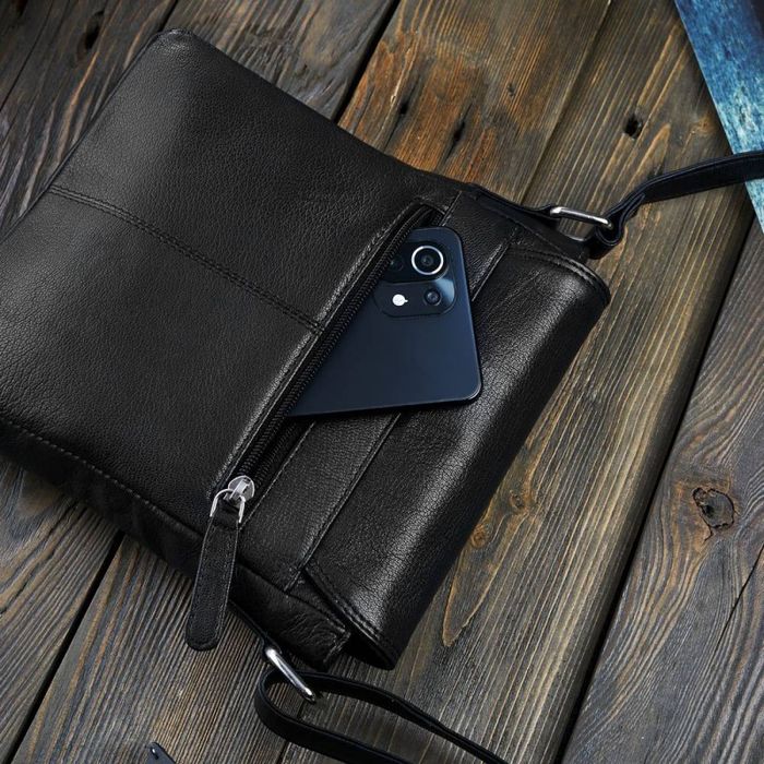 listonoszka męska skórzana torba na ramię paolo peruzzi t-59-bl