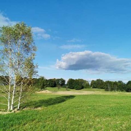 Dzialka nad jeziorem Pożarki