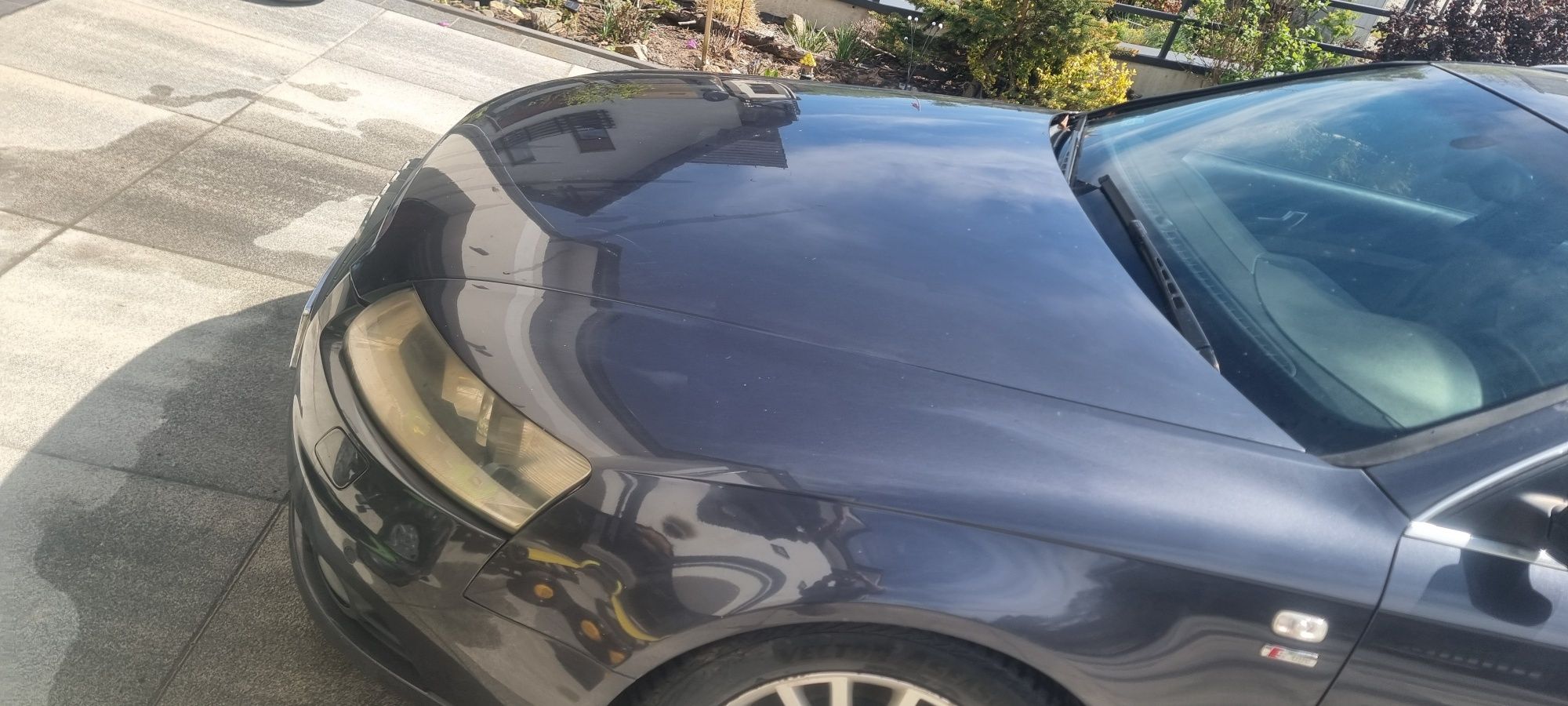 Audi a6 c6 przód maska  lampy xenon pas  LZ7Q S-line