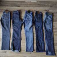 Komplet 6x Spodnie jeansowe XS/S Lee Levis