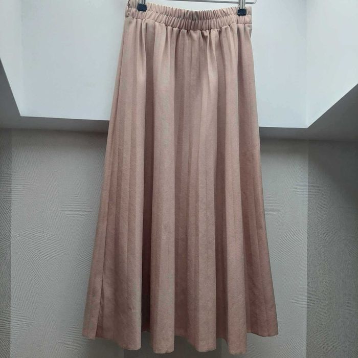 spódnica plisowana beżowa roz. S firma Shein, Zara, Mohito