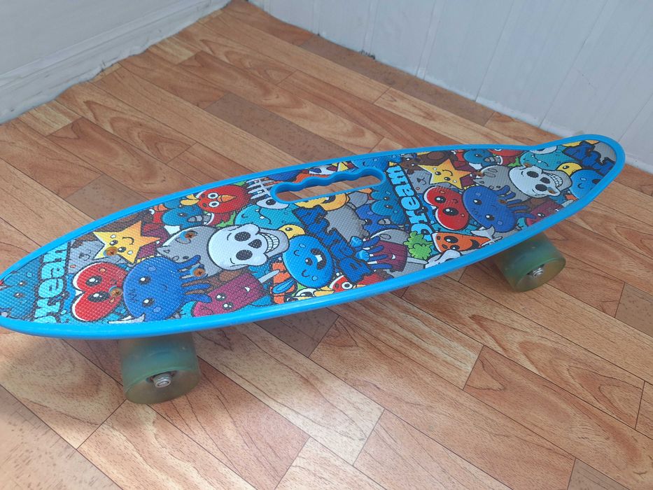 скейт пенніборд з ручкою