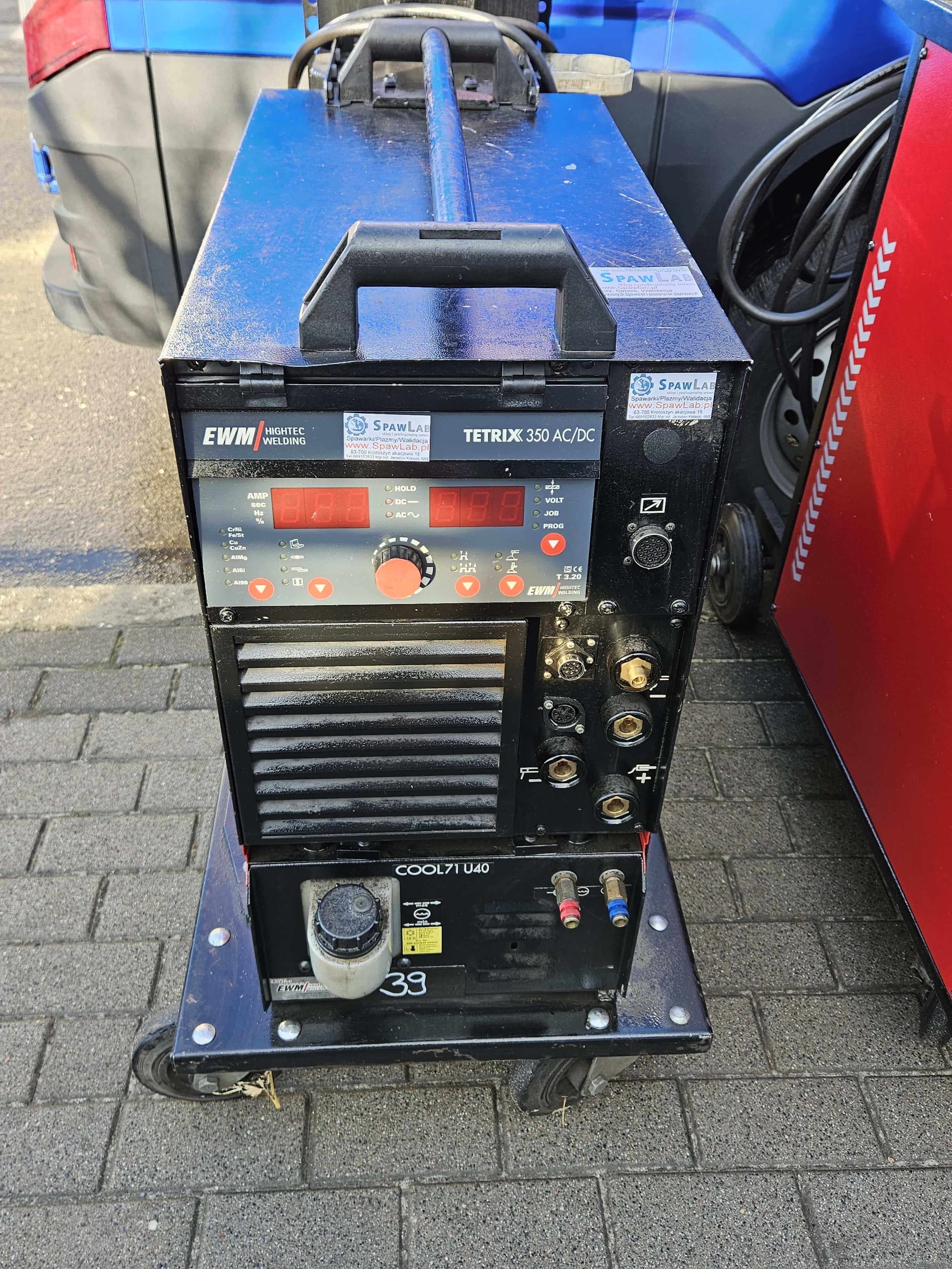 Ewm Tetrix 350 Ac/dc Tig Synergia Alu Spawarka Chłodzenie,