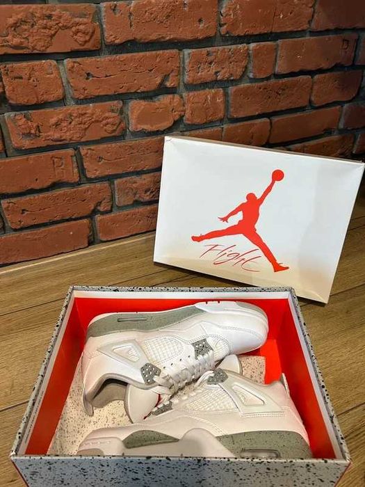 "Buty koszykówki "Nike_Air_Jordan 4_Retro_Oreo_White_Roz.40
