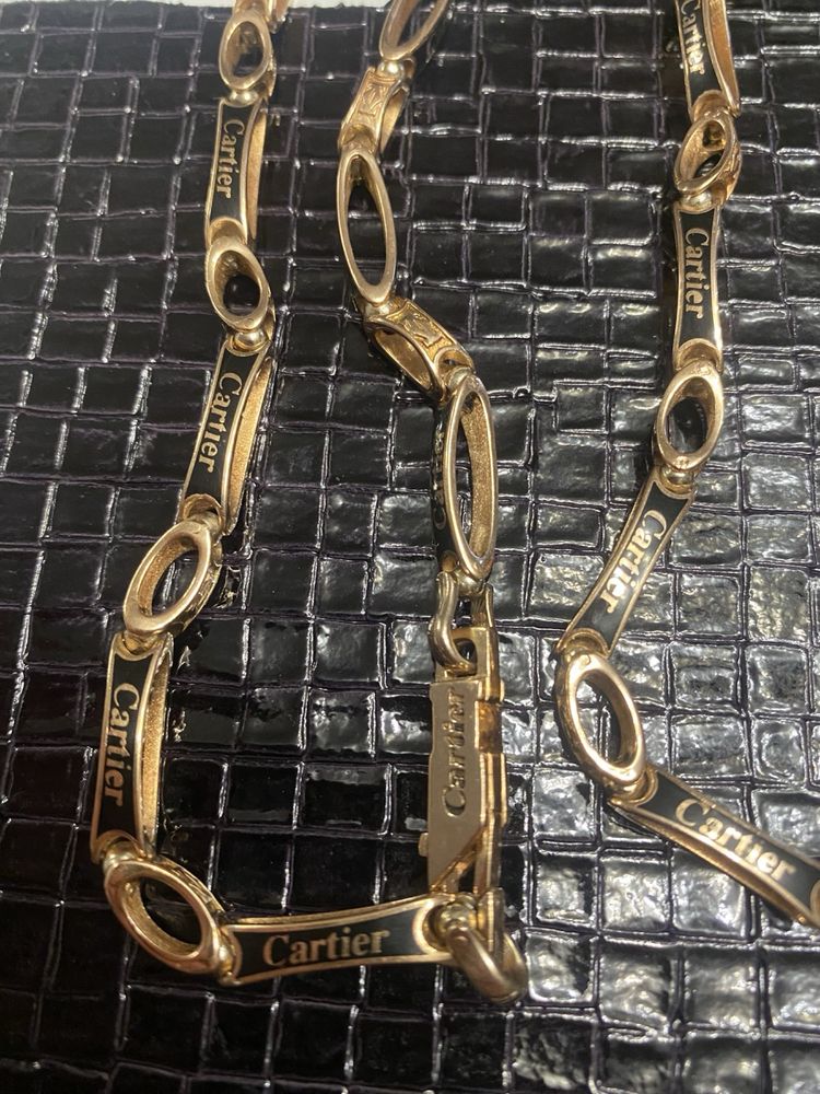 Красивая Золотая Цепочка Cartier,новая, вес 57.34гр