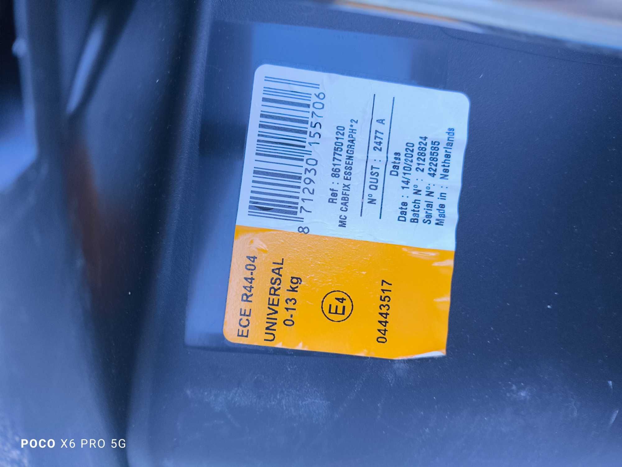 Fotelik Maxi Cosi CabrioFix z bazą