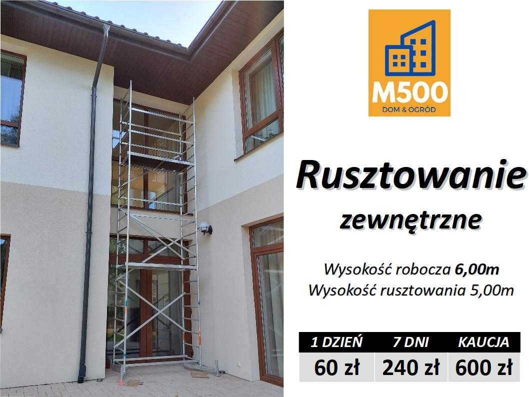 Wypożyczę RUSZTOWANIE lekkie zewnętrzne 5/6m remont Krause wynajem