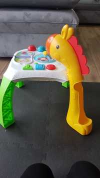 Stolik edukacyjny fisher price z żyrafą