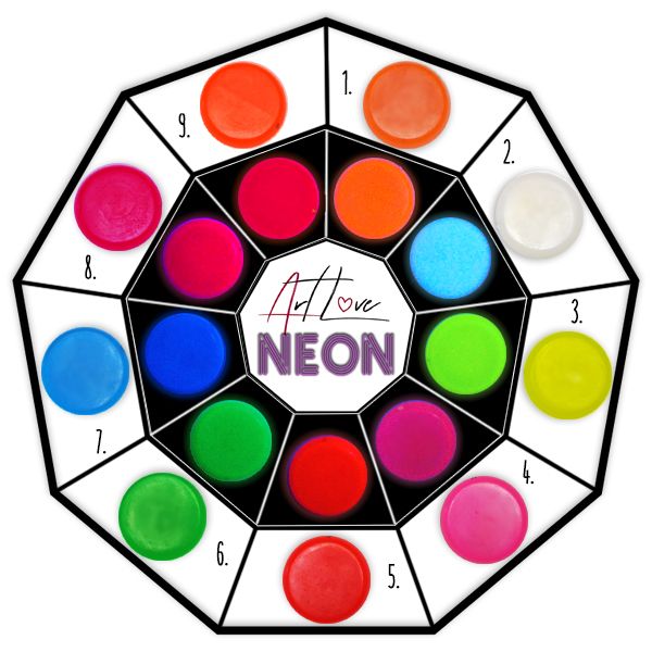 NEON-флуоресцентные красители пигменты для эпоксидной смолы