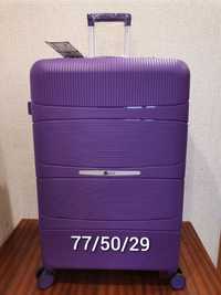 Ударостійка поліпропіленова валіза велика чемодан большой купить