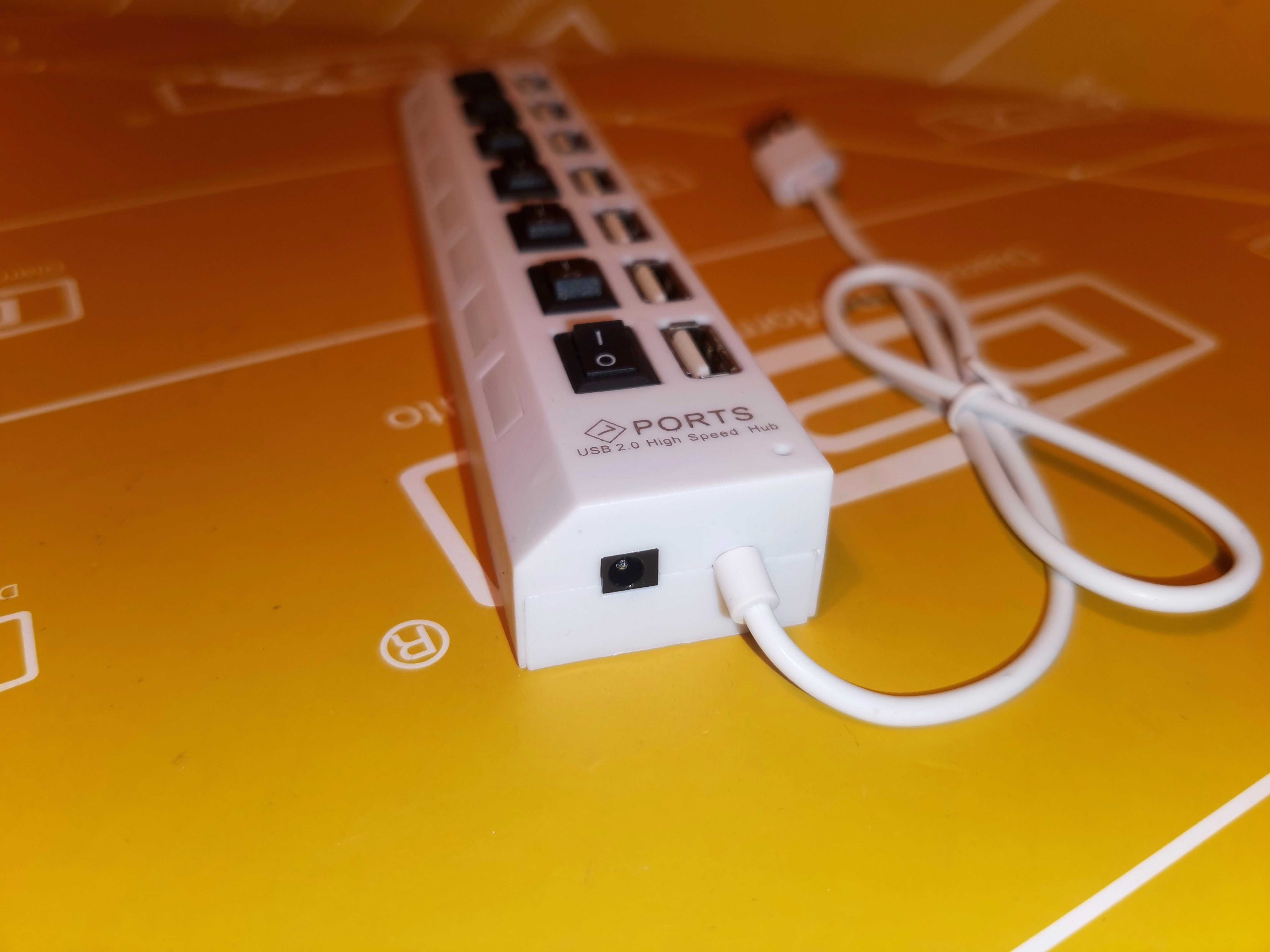 USB-хаб с 7 портами Добавь себе дополнительных USB портом если надо