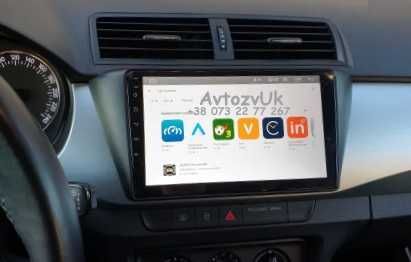 Магнитола FABIA Skoda RAPID GPS 2 din Фабия Рапид CarPlay Android 14