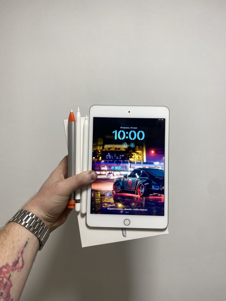 Apple Ipad mini 5 64 Apple pencil в идеальном состоянии официальный !