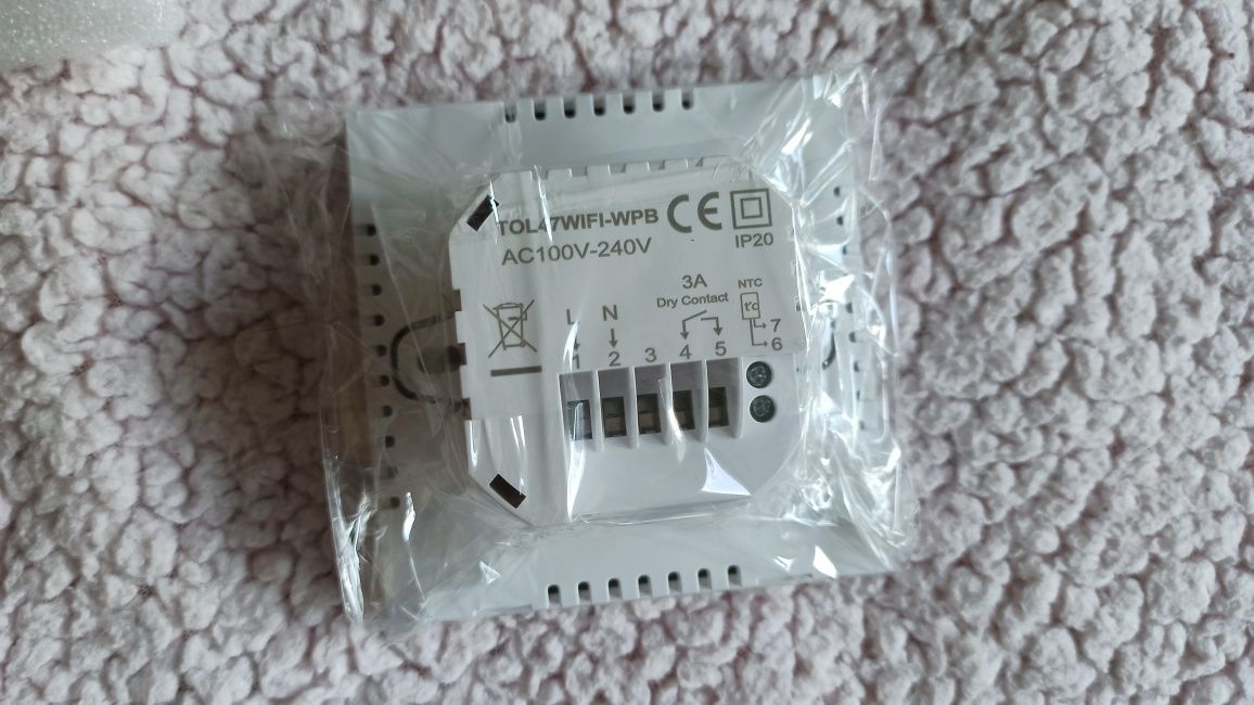 BEOK Inteligentny termostat Tuya WiFi TOL47WIFI-WP