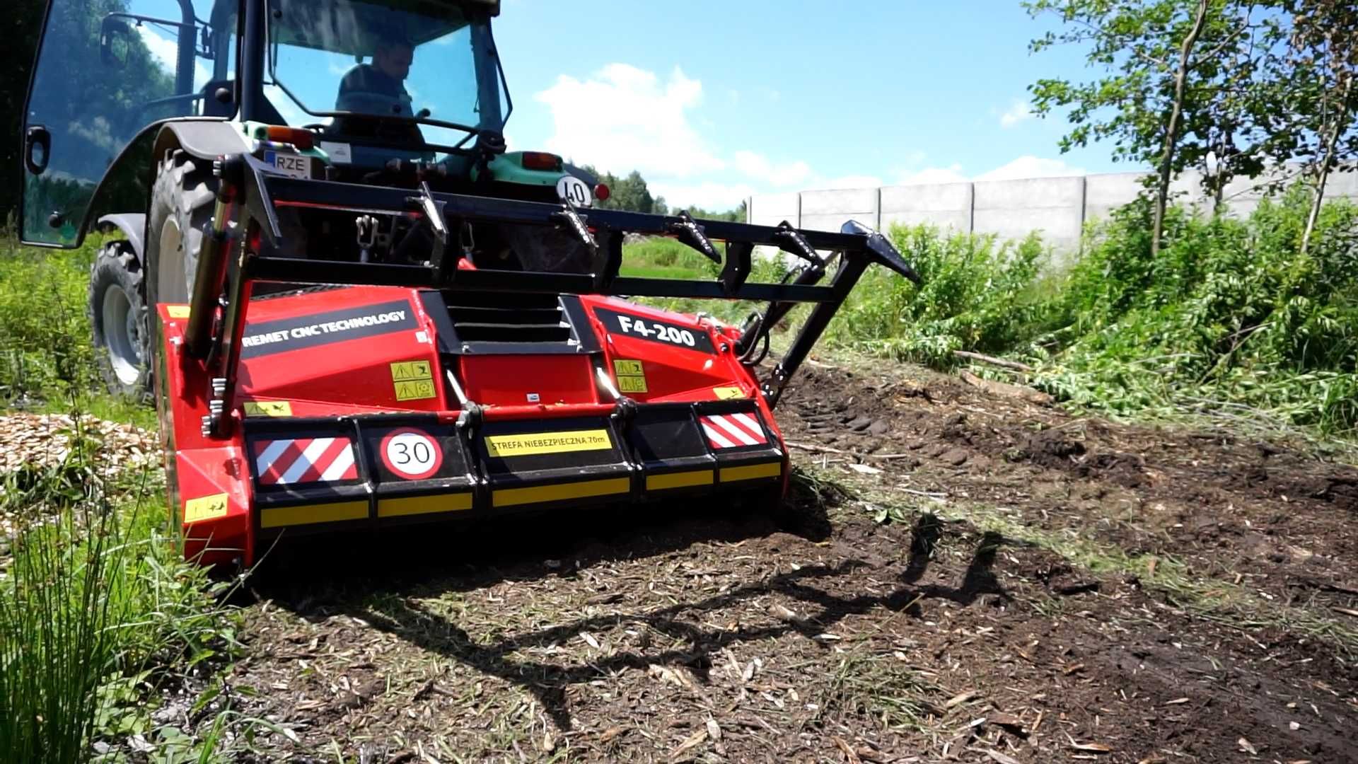 Mulczer F4-200 Deutz Fahr Valtra Fendt John Deere