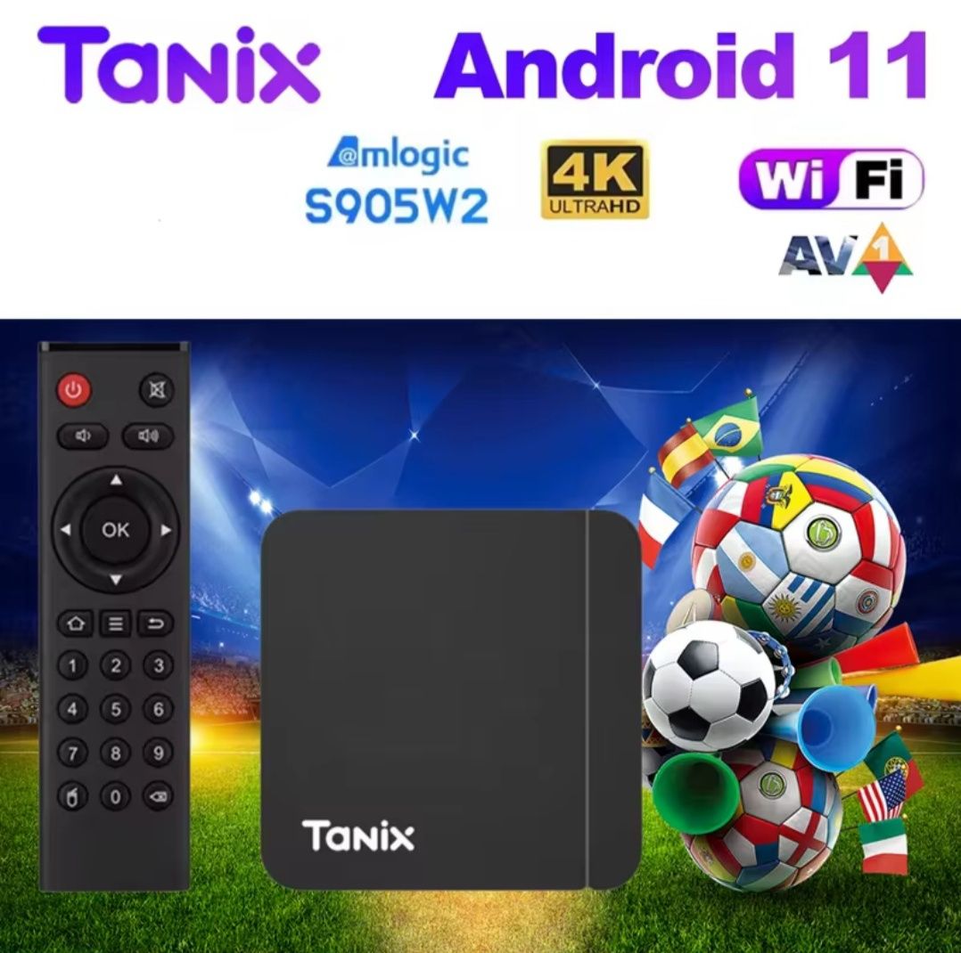 ТВ Смарт приставки Tanix TX5, X4, W2 4/32 Налаштовані є багато інших