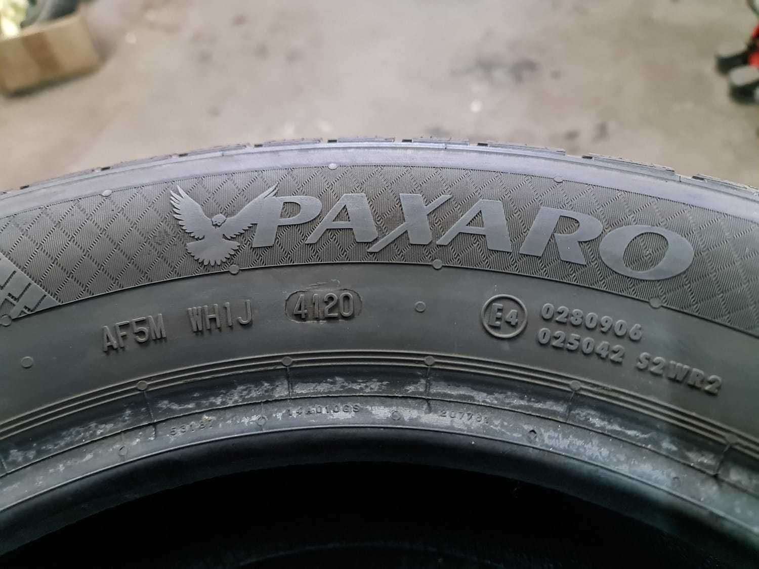 Opony PAXARO zima 4szt 215/60 R 16 H XL używane 1 sezon z końca 20 r.