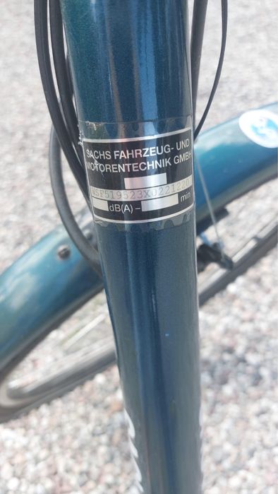 Rower z silnikiem spalinowym Sachs 301a doinwestowany