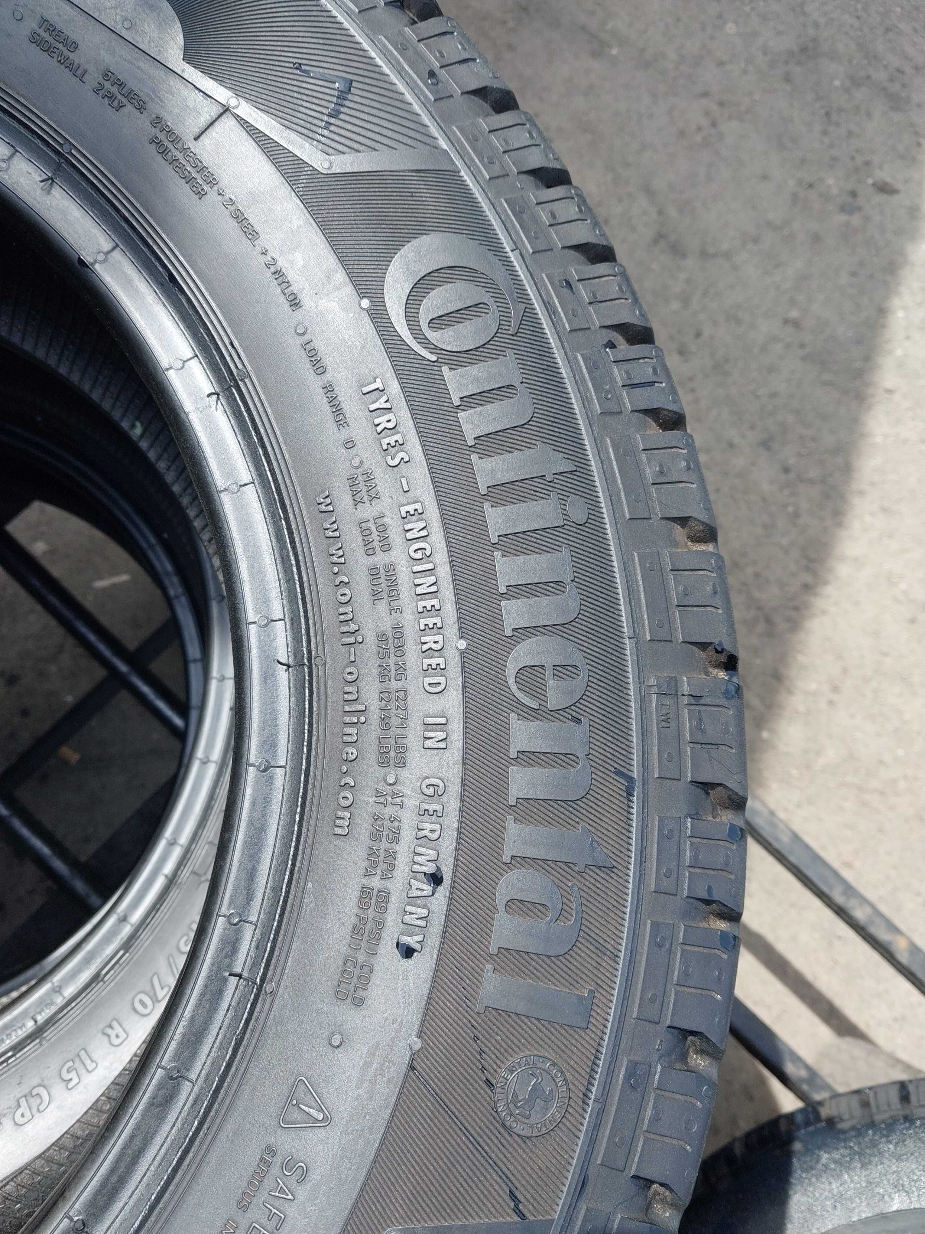 Opony letnie 215.70.15c Bus Continental 2021 rok 850zl komplet