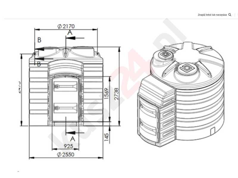 Zbiornik Dwupłaszczowy  10 000 litrów V2 dwupłaszczowy dostawa SWIMER