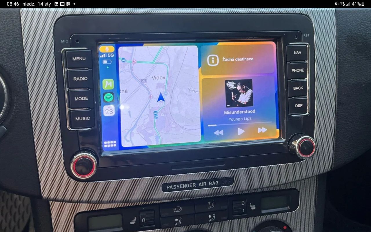 Radio nawigacja  Volkswagen, Skoda, Seat 2gb RAM 32gb Carplay/AAuto