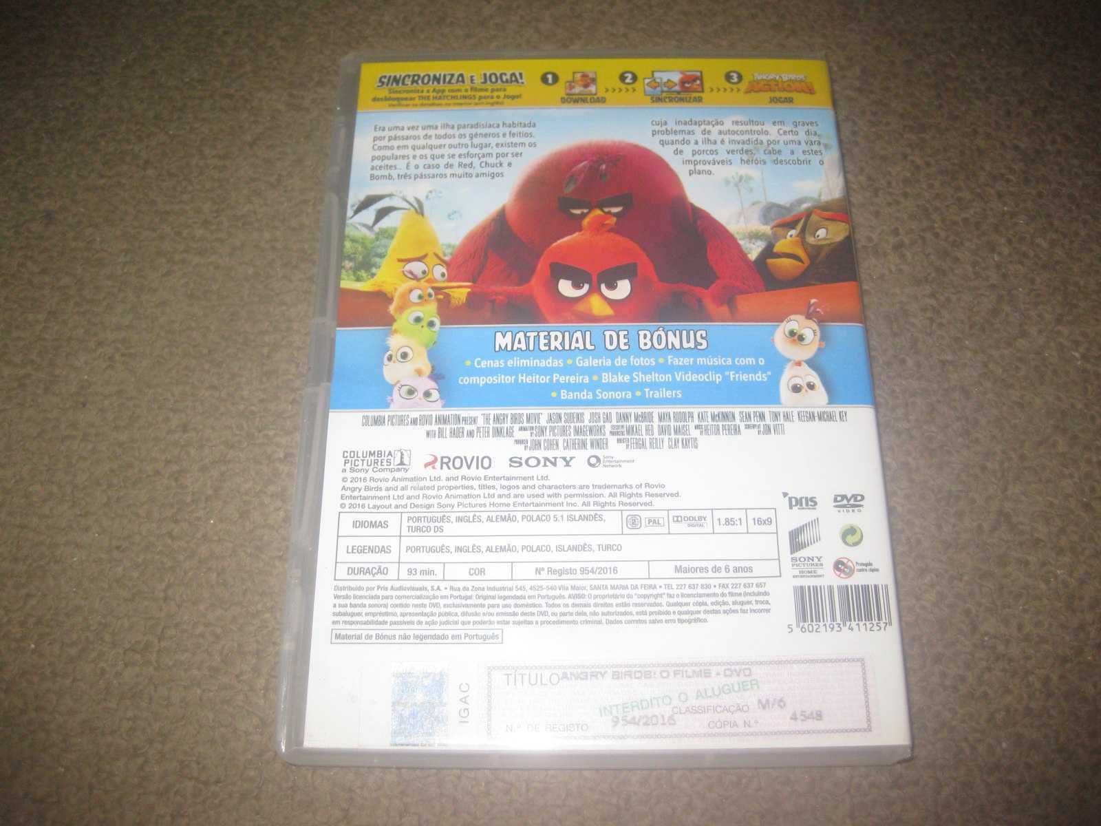 DVD "Angry Birds - O Filme"
