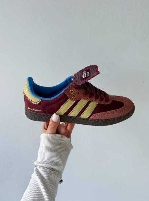 Женские кроссовки Adidas Samba Nylon Wales Bonner Brown 36-40 адидас