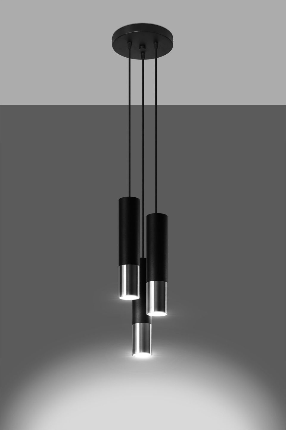 Lampa wisząca Sollux lightning Loopez GU10