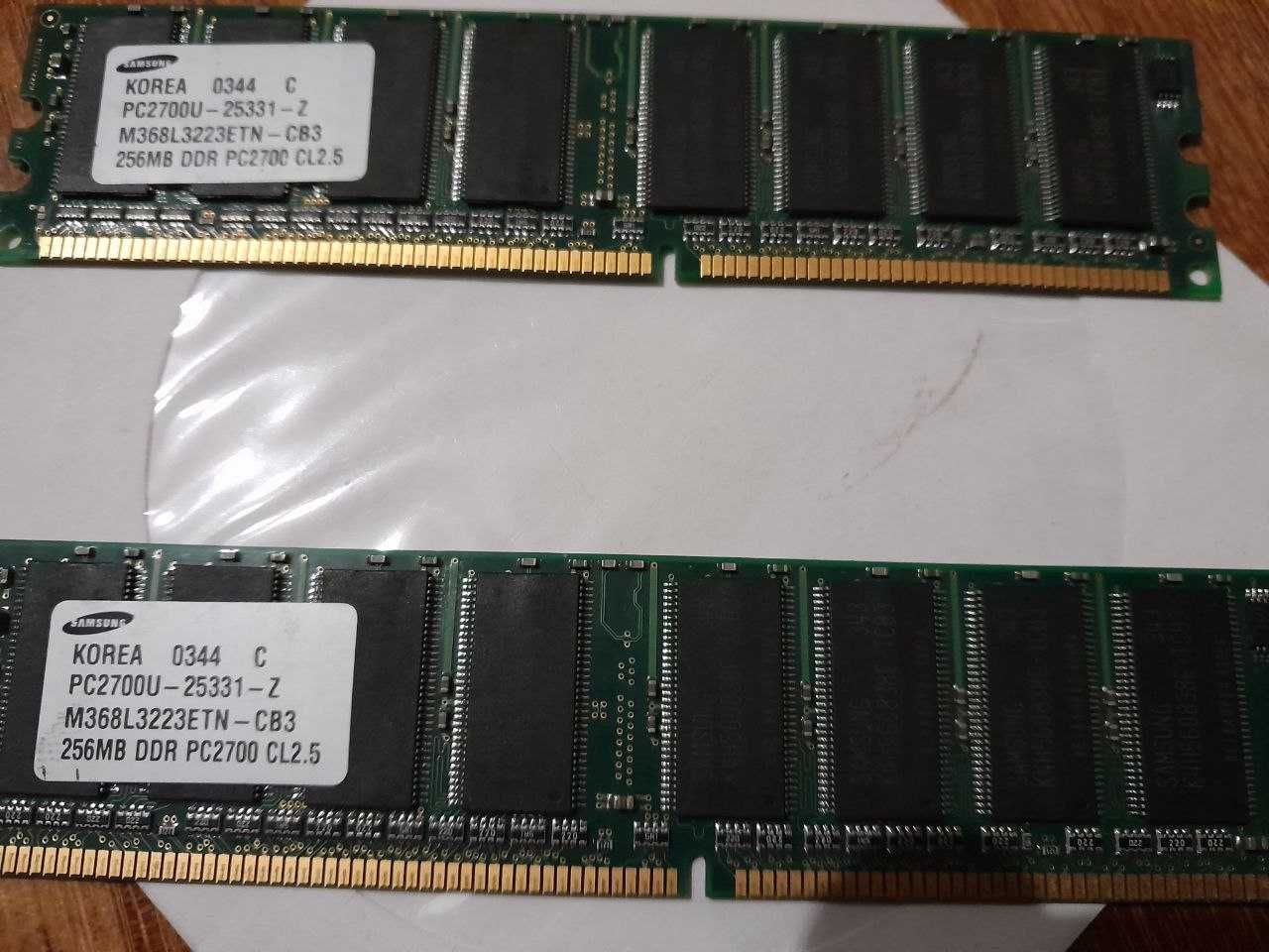 Оперативная память Samsung 256 МБ (256 МБ x 2 шт.)