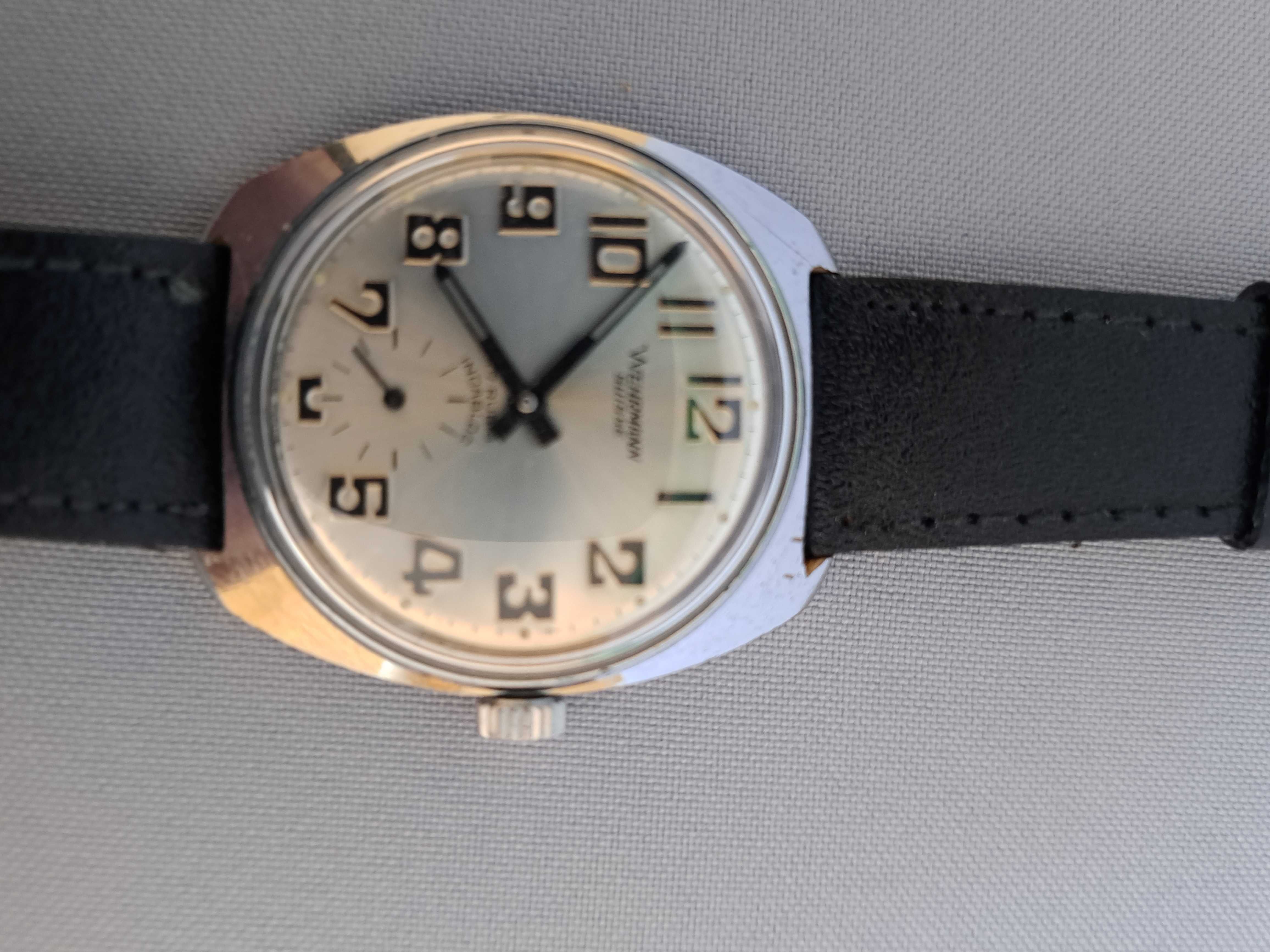 Zegarek mechaniczny ,,aviator" ,lotniczy Wehrmann.Kaliber Unitas 6325.