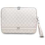 Pokrowiec na laptopa DKNY Sleeve Checkered Pattern Printed Stripes 14"