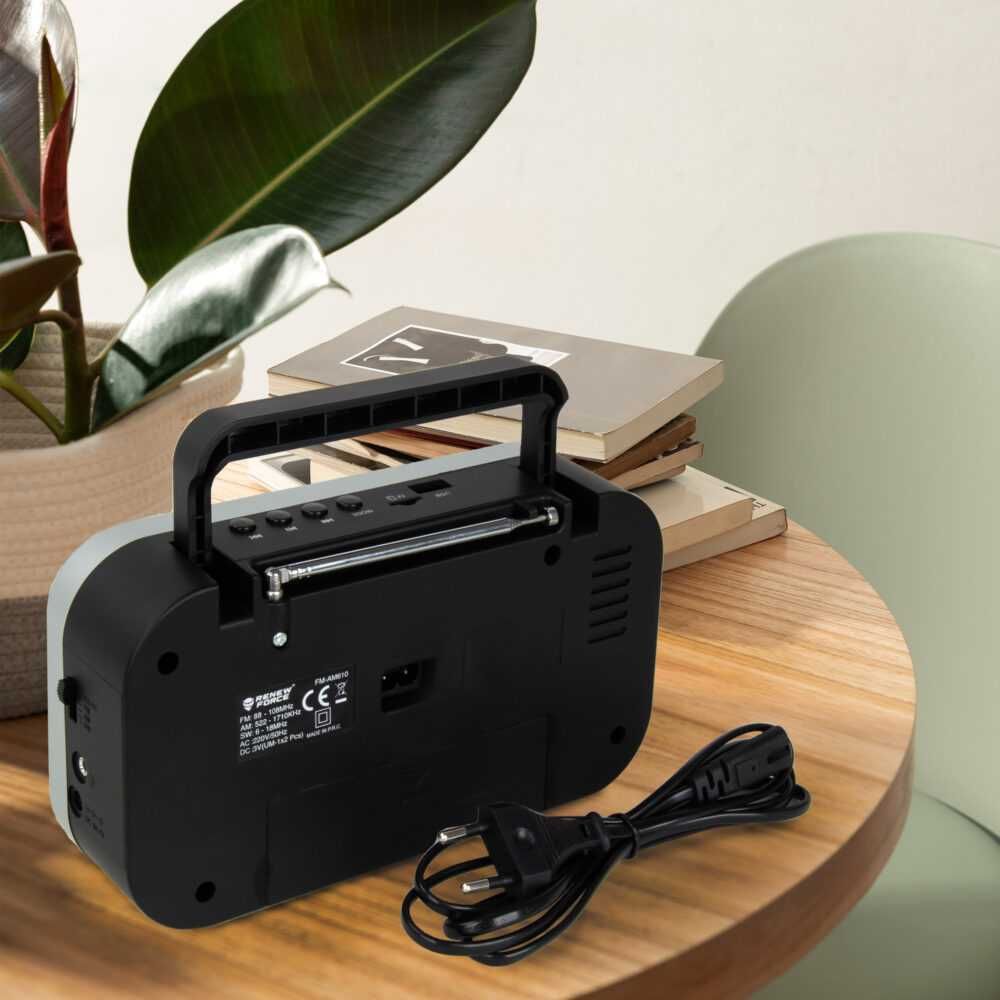 Radio AM FM Bluetooth na Baterie Przenośne FM-AM610