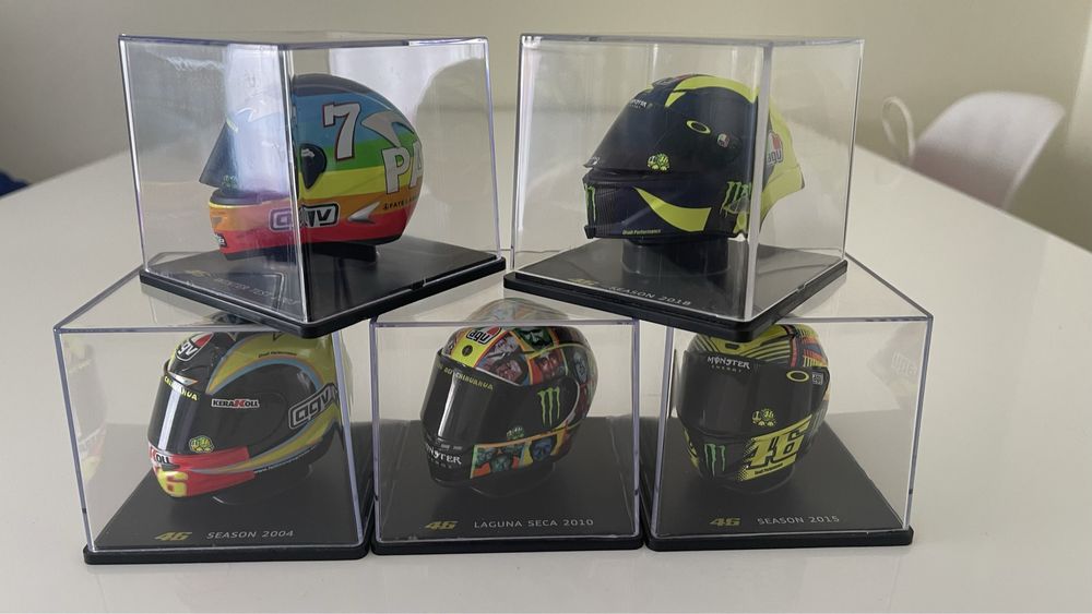 5 Capacetes Valentino Rossi