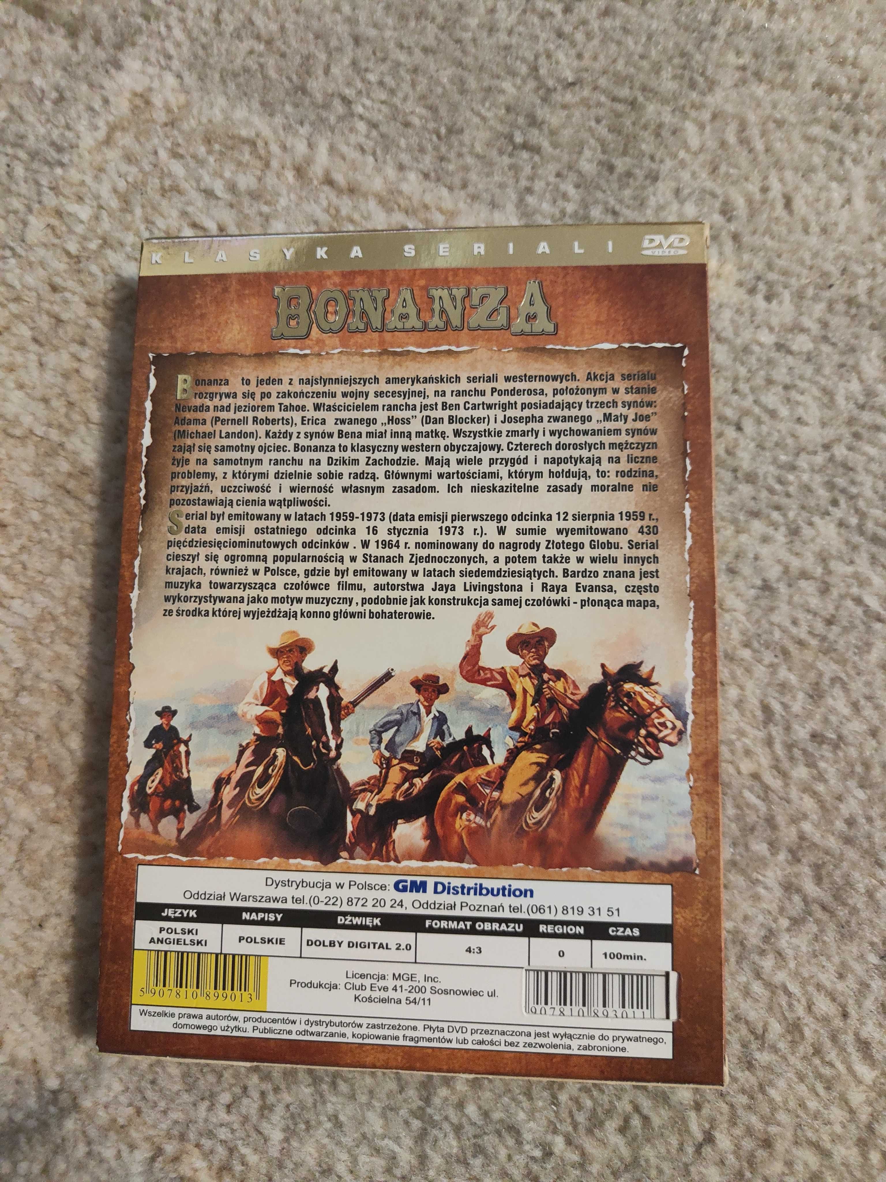 DVD western Bonanza w etui