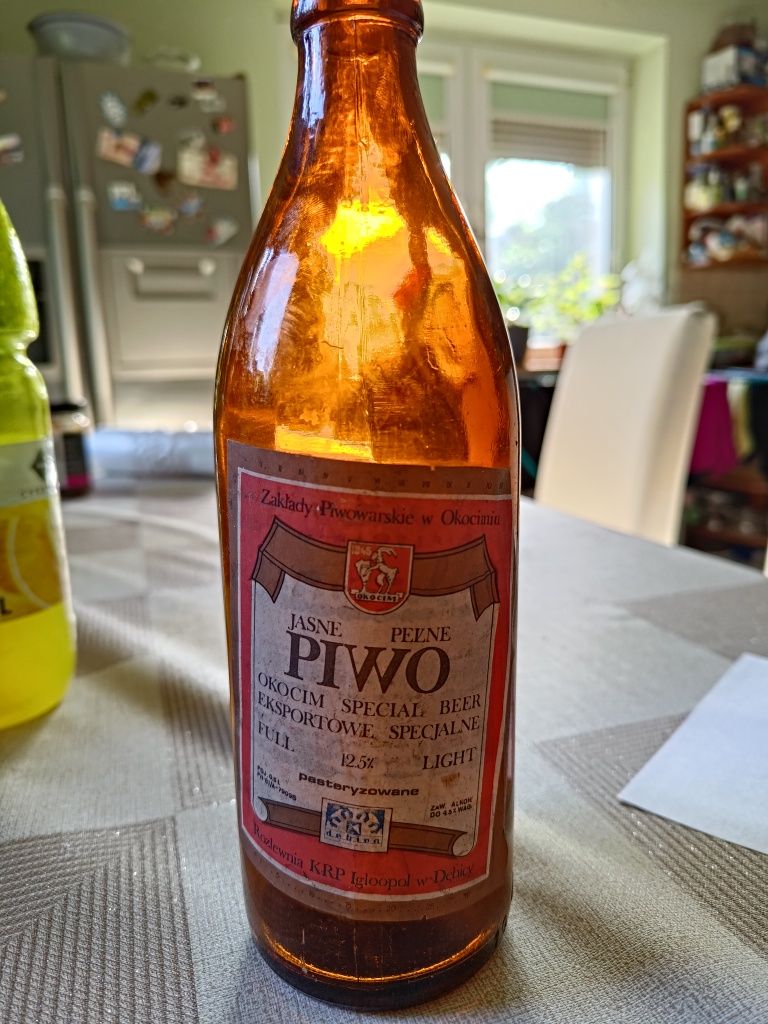 Butelka piwo Okocim Special Beer vintage PRL