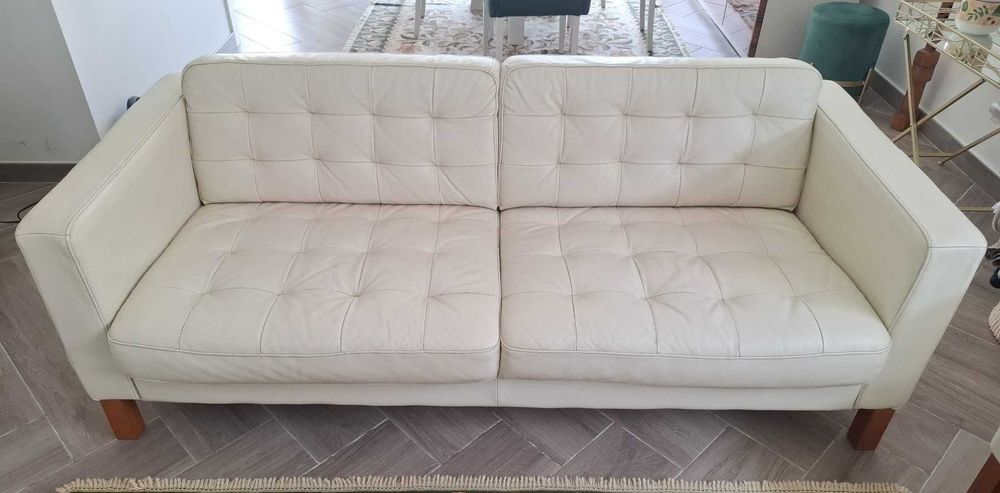 Sofá IKEA em pele natural
