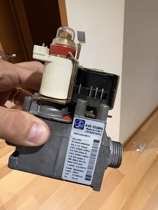 Valvula de gas Roca com avaria