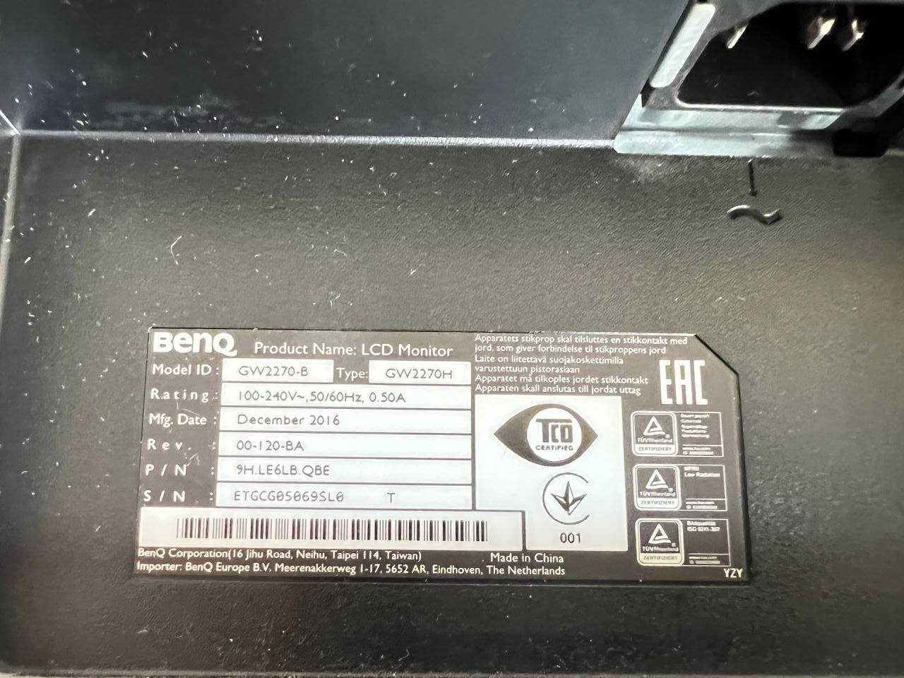 Monitor BENQ GW2270-B 22"