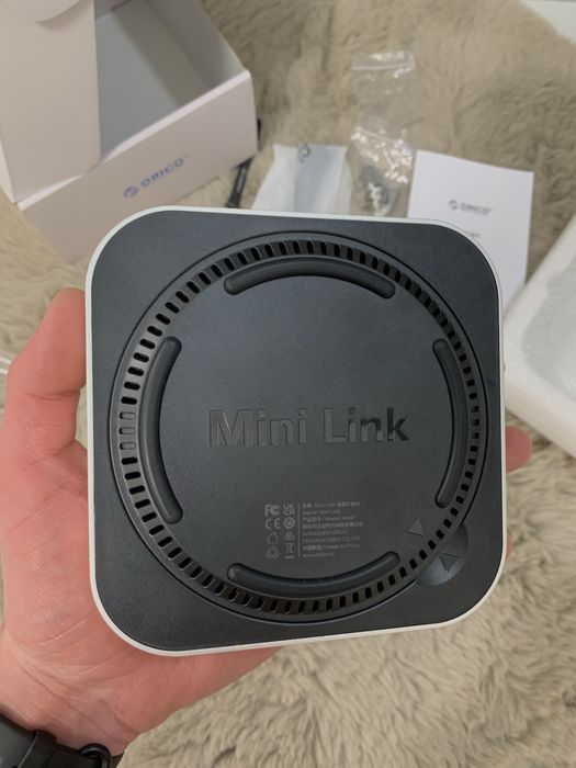Док-станція Orico MiniLink 9-in-1 для Mac mini M4 (M49P-EU-SV-BP)
