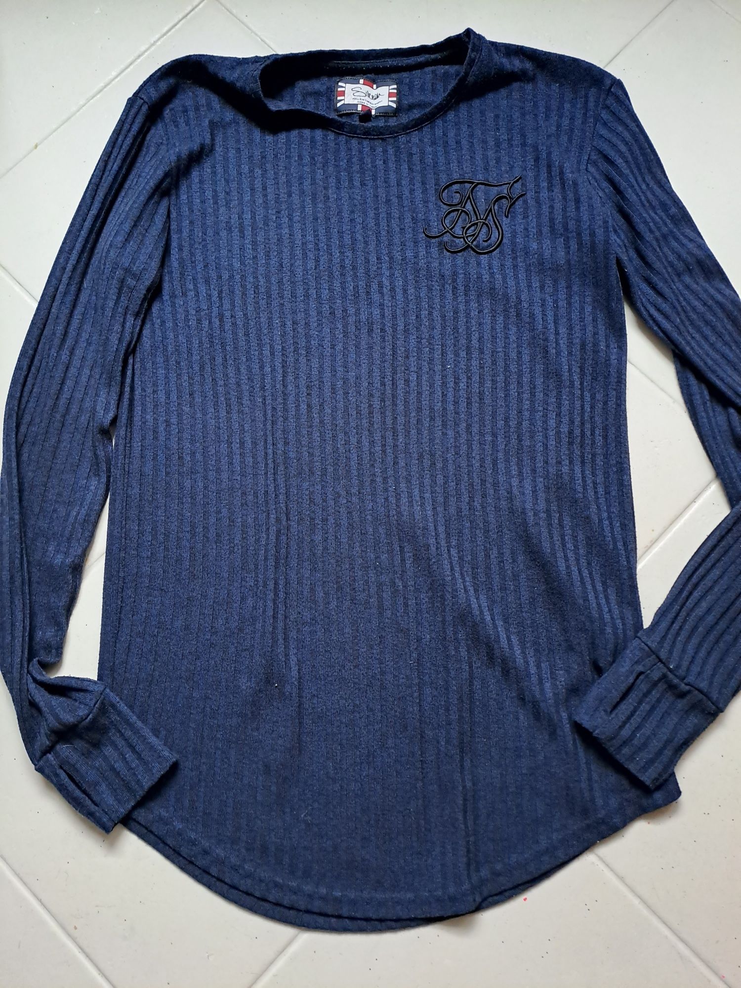 SikSilk Muscle Longsleeve  bluzka swetr S