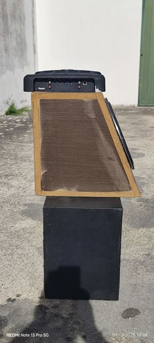 Coluna amplificador e subwoofer