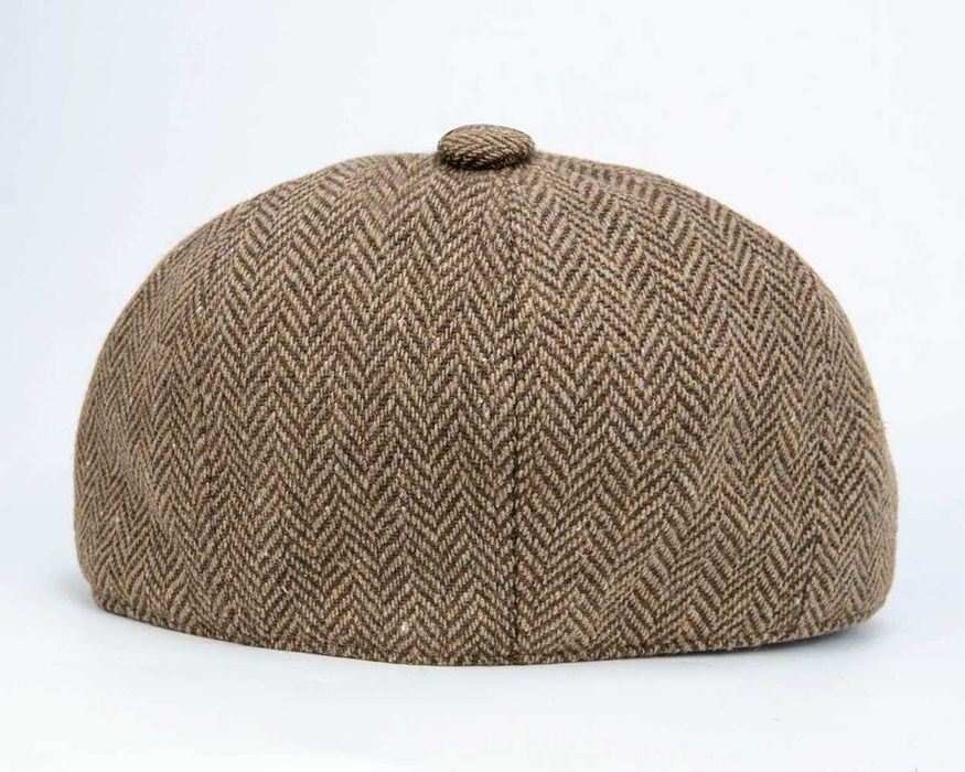 Newsboy кепка восьмиклинка коричнева твідова для хлопчика 2 - 4 р