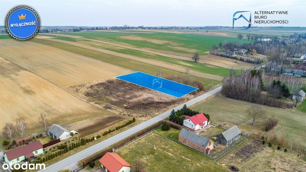 Działka budowlano-rolna Chmiel-Kolonia