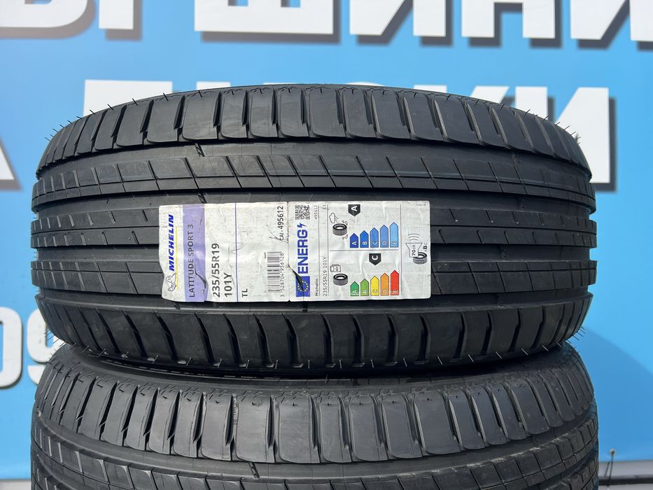 235/55r19 Michelin latitude sport 3 шини нові комплект літні