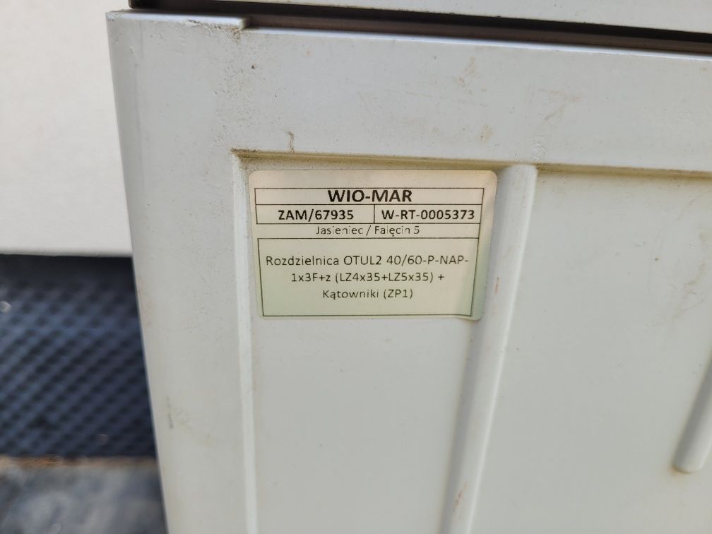 Skrzynka elektryczna Rozdzielnia