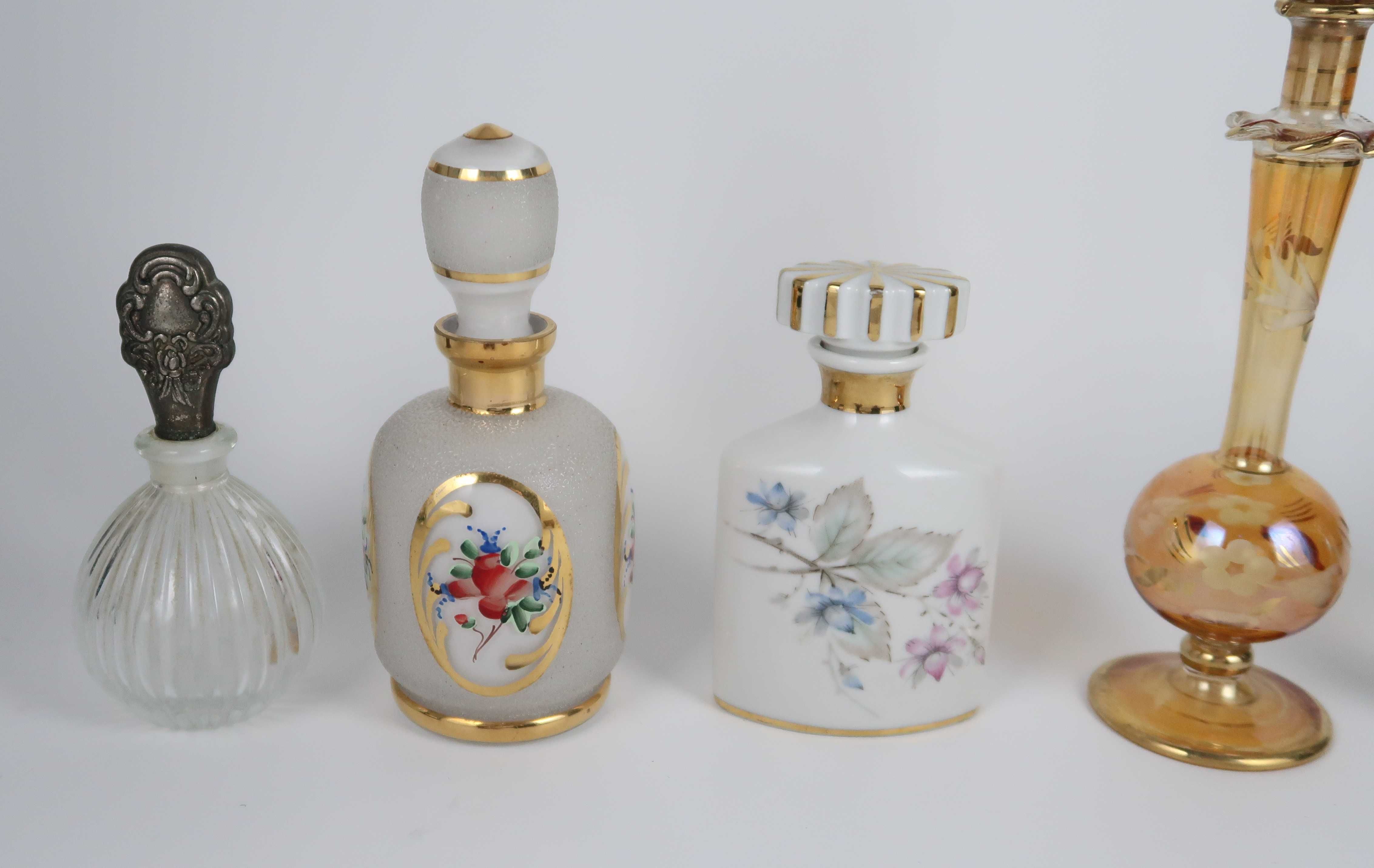 Coleção de frascos perfume Vintage