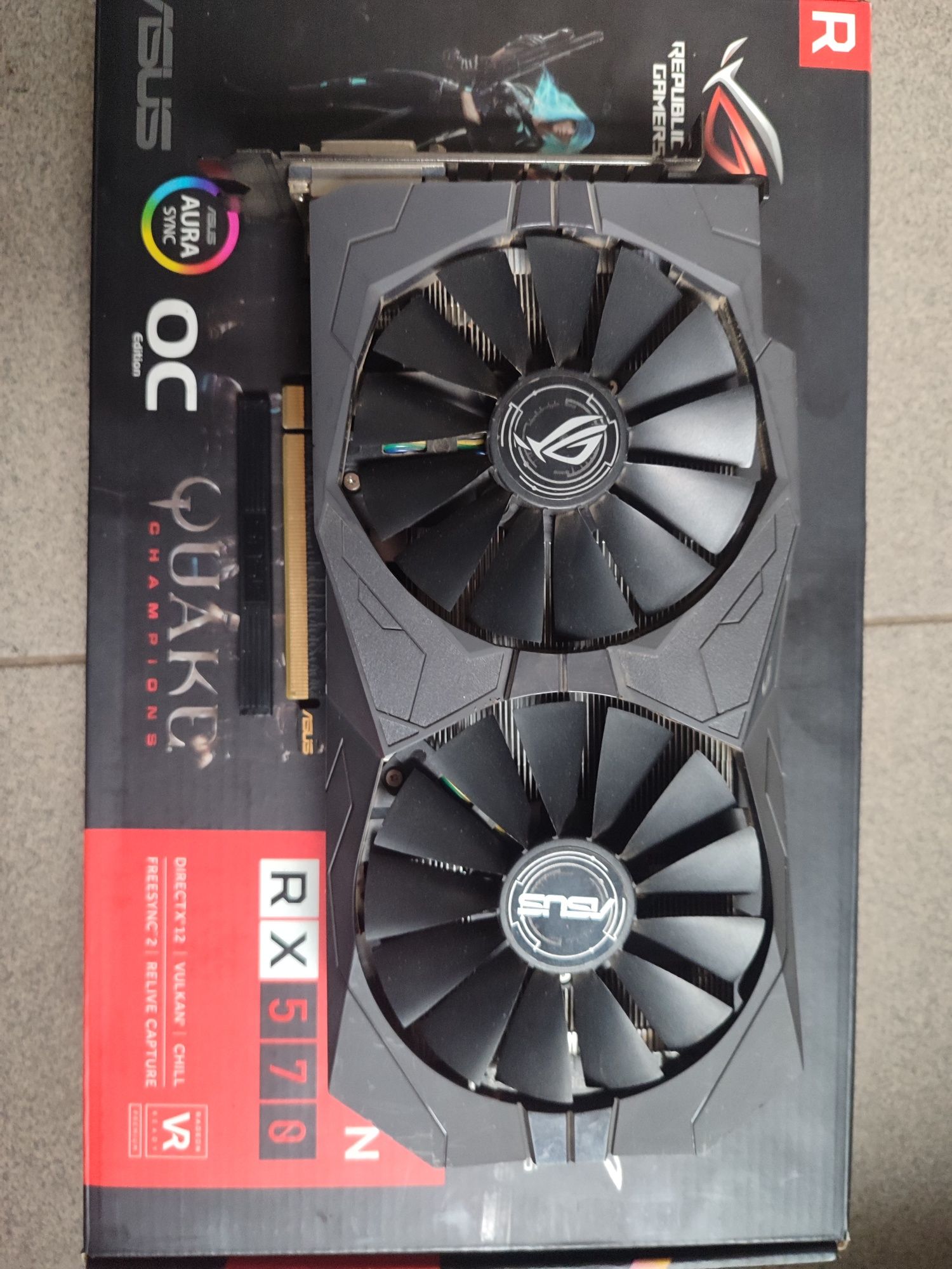 Продам відеокарту Asus gaming RX 570 4 gb